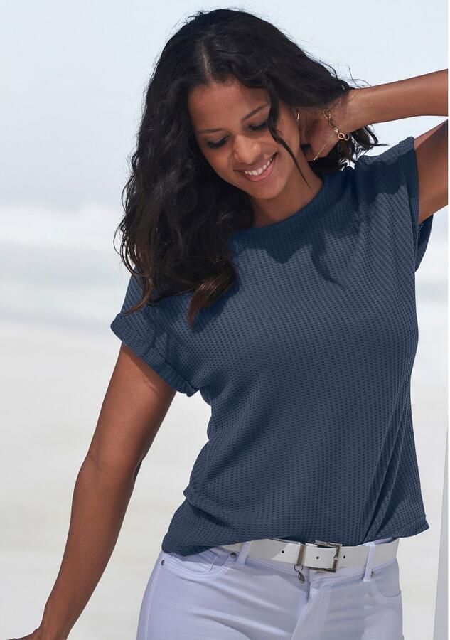 Vivance Shirt met korte mouwen Van zachte piquékwaliteit (Set van 2) - Foto 7