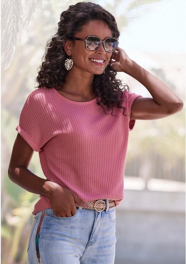 Vivance Shirt met korte mouwen Van zachte piquékwaliteit (Set van 2) - Foto 4