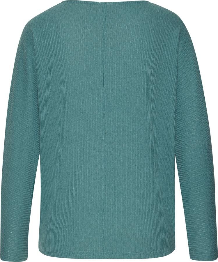 Vivance Shirt met lange mouwen In modieuze structuur-look van onderhoudsvriendelijke breikwaliteit met viscose - Foto 4