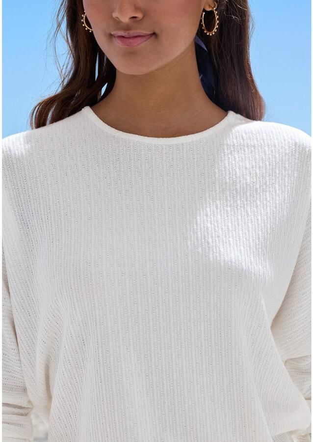 Vivance Shirt met lange mouwen In modieuze structuur-look van onderhoudsvriendelijke breikwaliteit met viscose - Foto 4