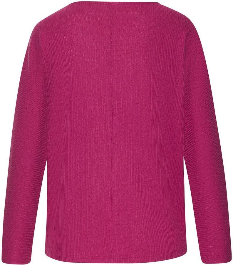 Vivance Shirt met lange mouwen In modieuze structuur-look van onderhoudsvriendelijke breikwaliteit met viscose (Set van 2)