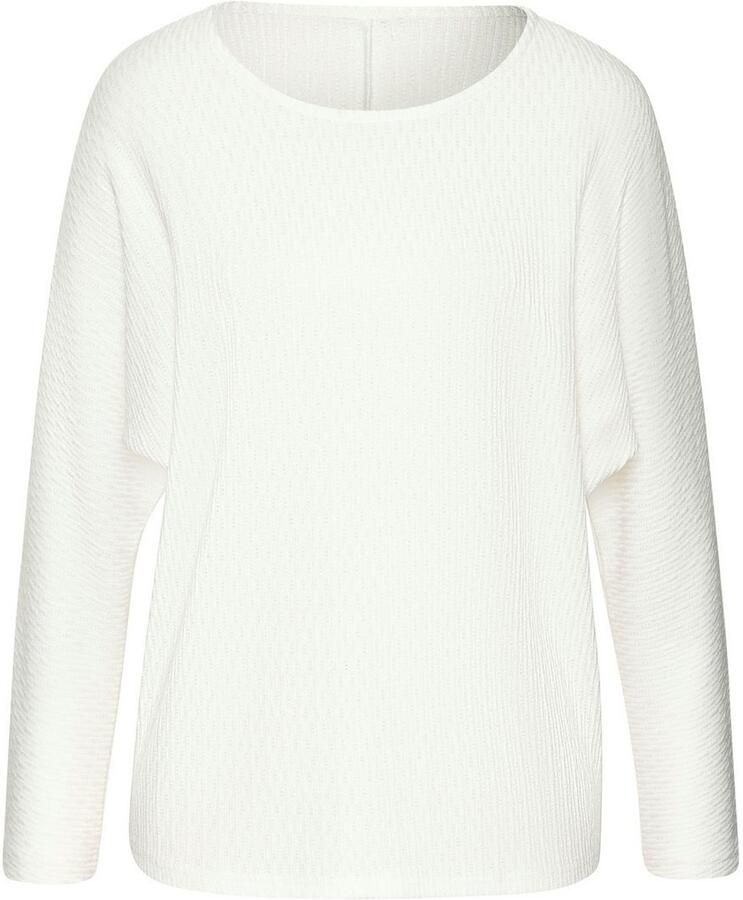 Vivance Shirt met lange mouwen In modieuze structuur-look van onderhoudsvriendelijke breikwaliteit met viscose