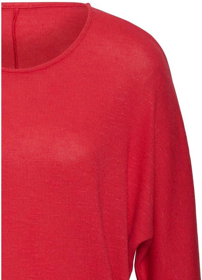 Vivance Shirt met lange mouwen Met brede tailleband van gestructureerd fijn breiwerk met viscose - Foto 2