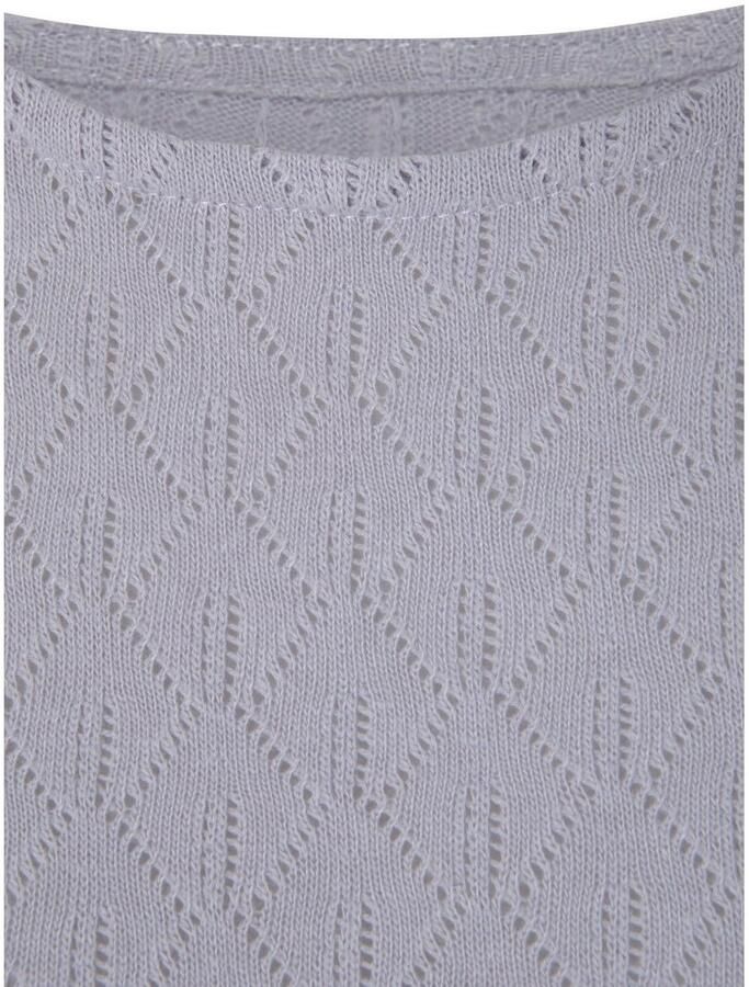 Vivance Shirt met lange mouwen Met modieus ajourpatroon (1-delig)