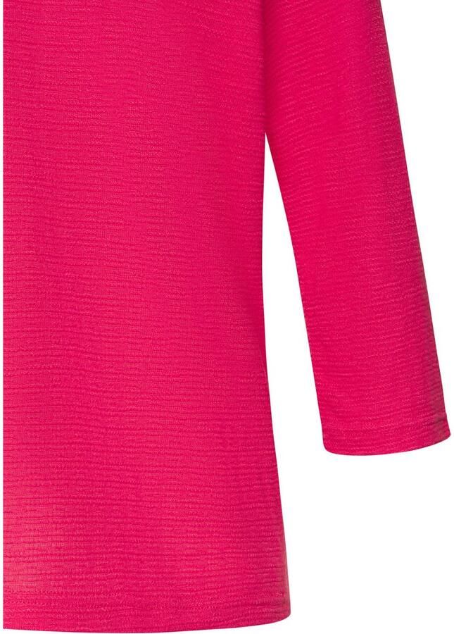 Vivance Shirt met lange mouwen Met modieuze structuur van kreukvrije kwaliteit met katoen (Set van 2) - Foto 3