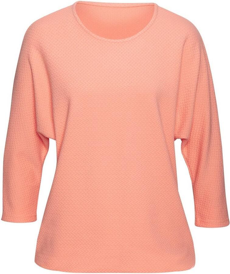 Vivance Shirt met lange mouwen Van kreukvrije structuurkwaliteit (1-delig)