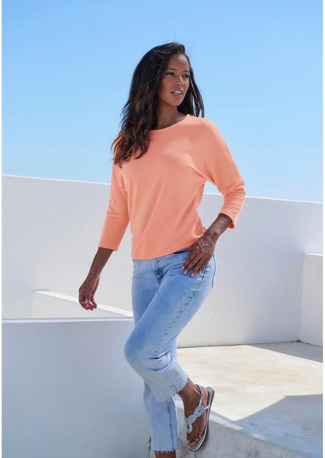 Vivance Shirt met lange mouwen Van kreukvrije structuurkwaliteit (1-delig) - Foto 4