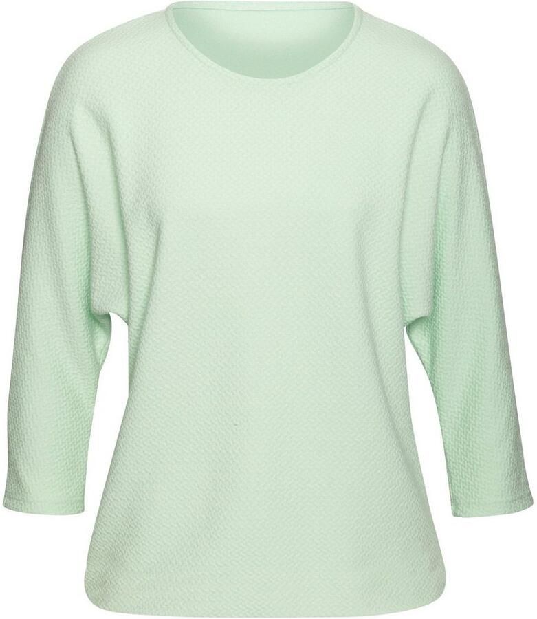 Vivance Shirt met lange mouwen Van kreukvrije structuurkwaliteit (1-delig) - Foto 5