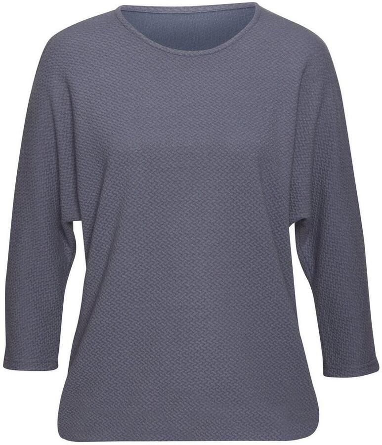 Vivance Shirt met lange mouwen Van kreukvrije structuurkwaliteit (1-delig)