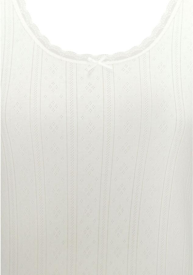 Vivance Shirt met lange mouwen van zacht pointelle-breisel met kant (Set van 2) - Foto 4