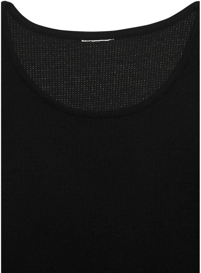 Vivance Shirt met lange mouwen Van zachte structuurbreiwerk gemaakt van kreukvrij materiaal - Foto 3