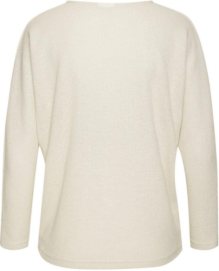 Vivance Shirt met lange mouwen Van zachte structuurbreiwerk gemaakt van kreukvrij materiaal - Foto 2