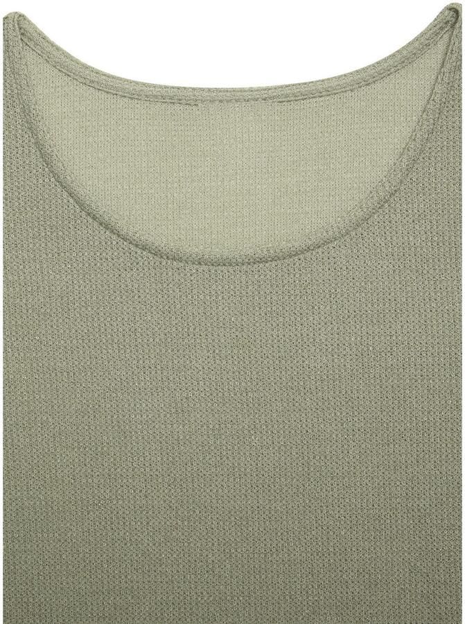 Vivance Shirt met lange mouwen Van zachte structuurbreiwerk gemaakt van kreukvrij materiaal