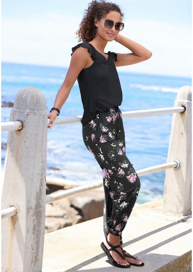 Vivance Shirt met ronde hals met speelse volants van zacht jersey zomers - Foto 3