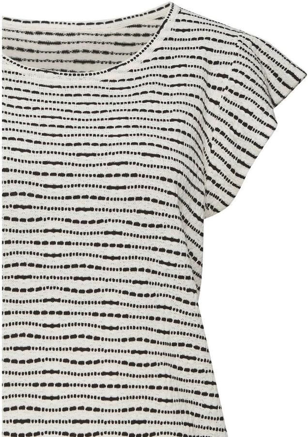 Vivance Shirt met ronde hals Met streepstructuur van lichte tricotkwaliteit - Foto 3