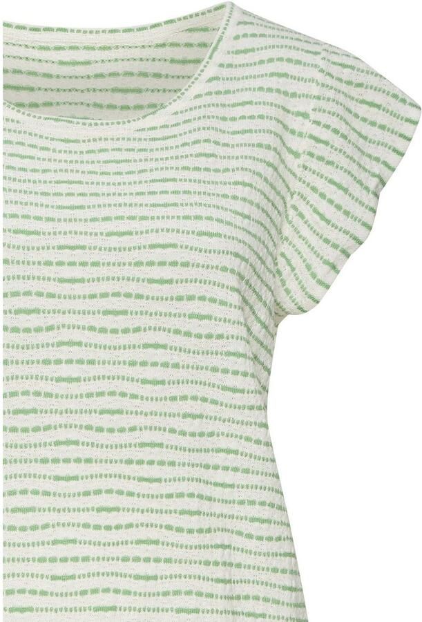 Vivance Shirt met ronde hals Met streepstructuur van lichte tricotkwaliteit - Foto 3