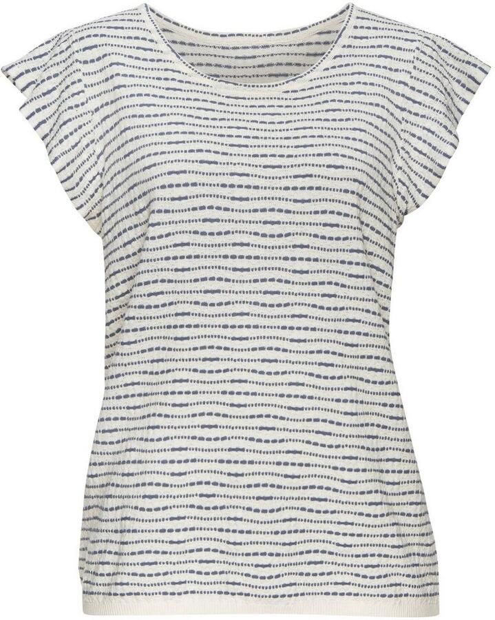 Vivance Shirt met ronde hals Met streepstructuur van lichte tricotkwaliteit