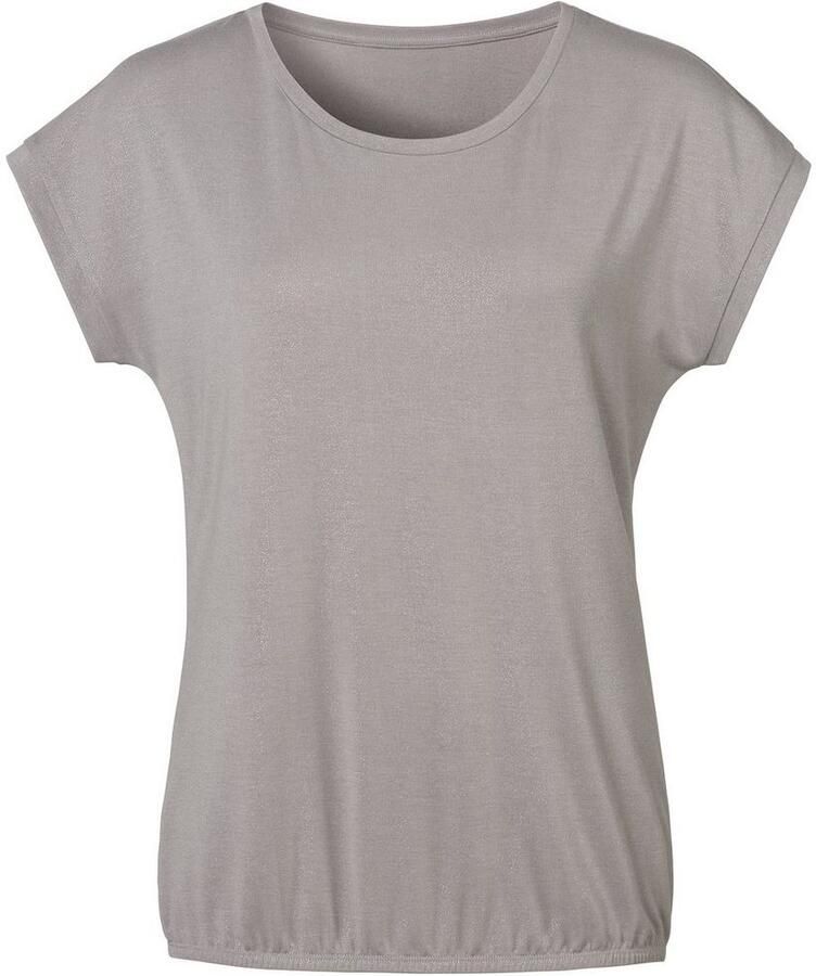 Vivance Shirt met ronde hals Met subtiele glanzend druk van zachte viscosekwaliteit