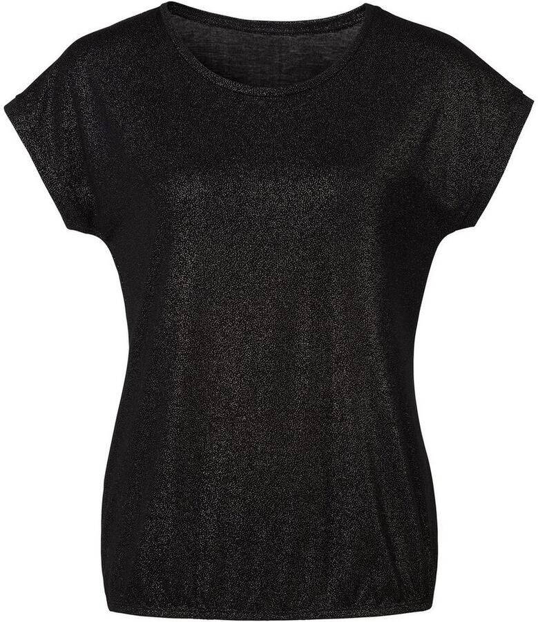 Vivance Shirt met ronde hals Met subtiele glanzend druk van zachte viscosekwaliteit