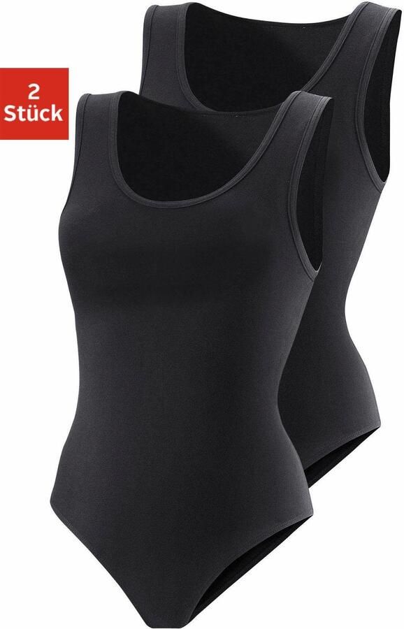 Vivance Shirtbody elastische katoenkwaliteit (Set van 2) - Foto 3