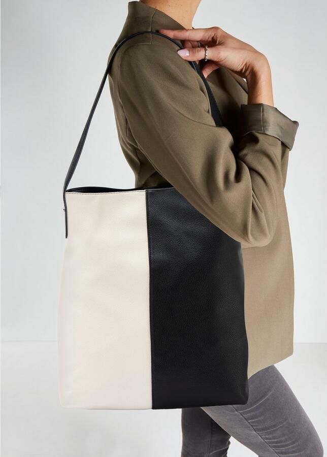 Vivance Shopper Schoudertas met klein binnenvak handtas damestas vegan (2-delig) - Foto 2