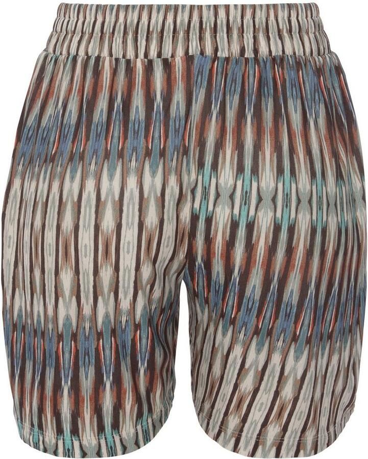 Vivance Short met etnische print korte broek met elastiek zomerse strandshorts - Foto 2