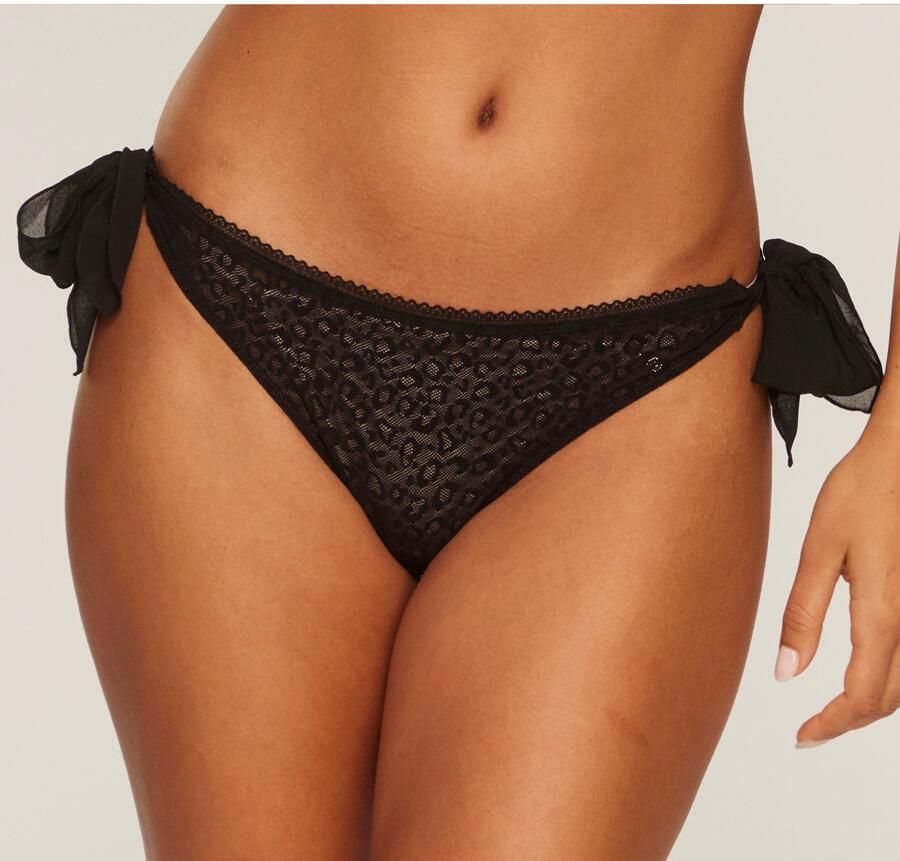 Vivance Slip ANNA van subtiel transparant soft-mesh in leoprint sexy lingerie