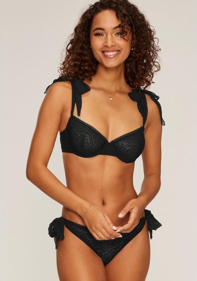 Vivance Slip ANNA van subtiel transparant soft-mesh in leoprint sexy lingerie - Foto 2