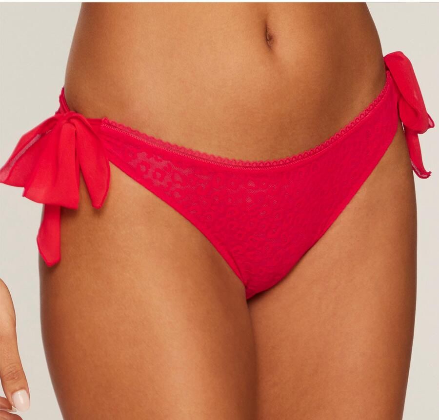 Vivance Slip ANNA van subtiel transparant soft-mesh in leoprint sexy lingerie