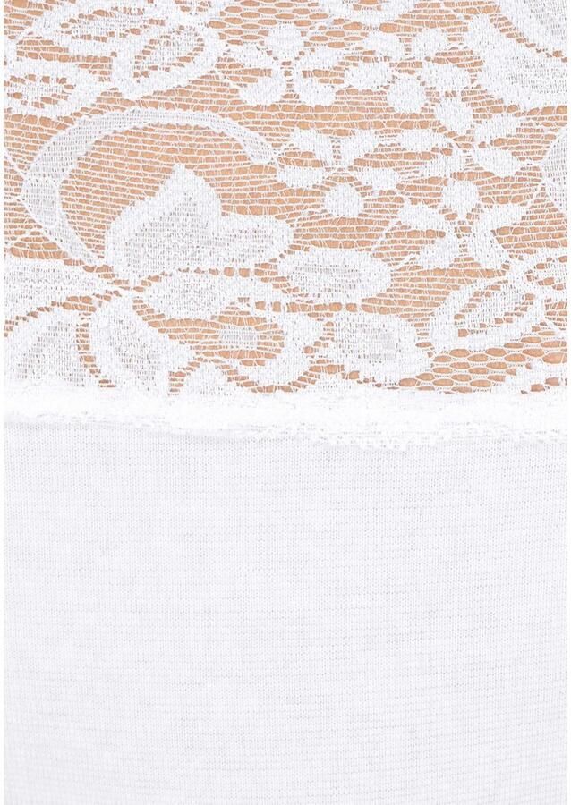 Vivance Slip van elastische katoen met florale kant (3 stuks) - Foto 2