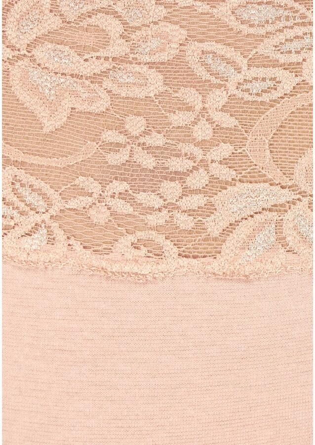 Vivance Slip van elastische katoen met florale kant (3 stuks) - Foto 2