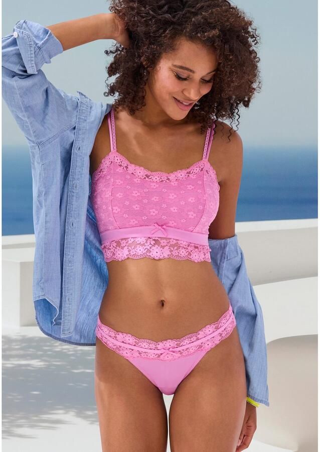 Vivance String Anisa met bloeiende kant rondom de band - Foto 2