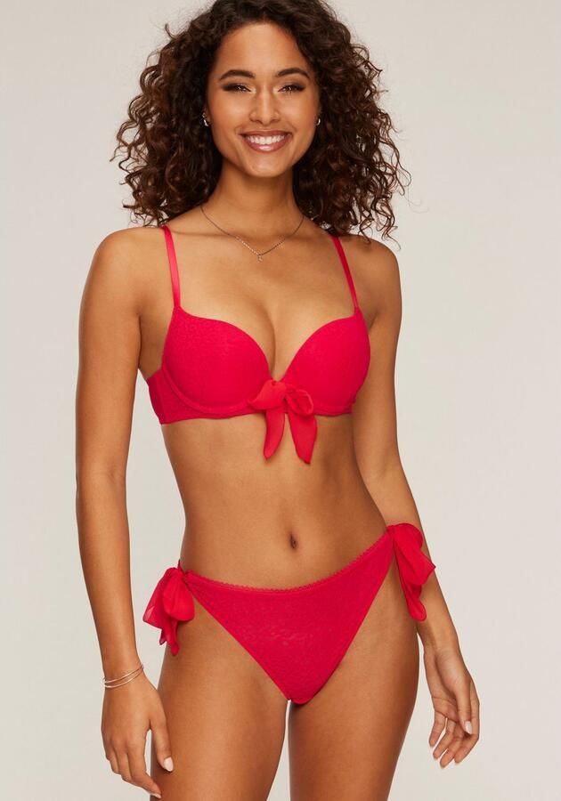 Vivance String ANNA van licht transparant mesh in trendy leoprint sexy lingerie - Foto 2