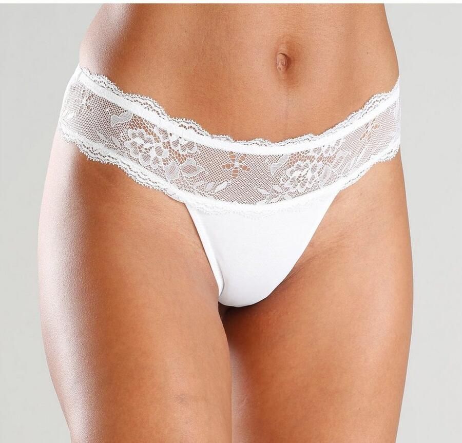 Vivance String in aantrekkelijke set van 2 met kant (2 stuks) - Foto 2