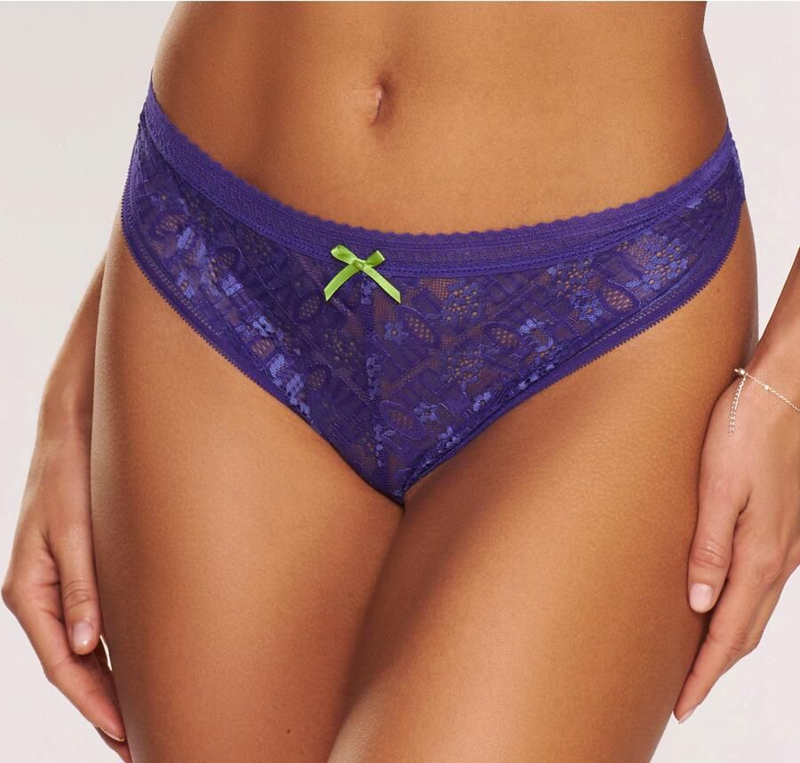 Vivance String Madita van mooi kant met "love"-opschrift en fijne mesh - Foto 3