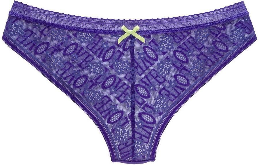 Vivance String Madita van mooi kant met "love"-opschrift en fijne mesh - Foto 2