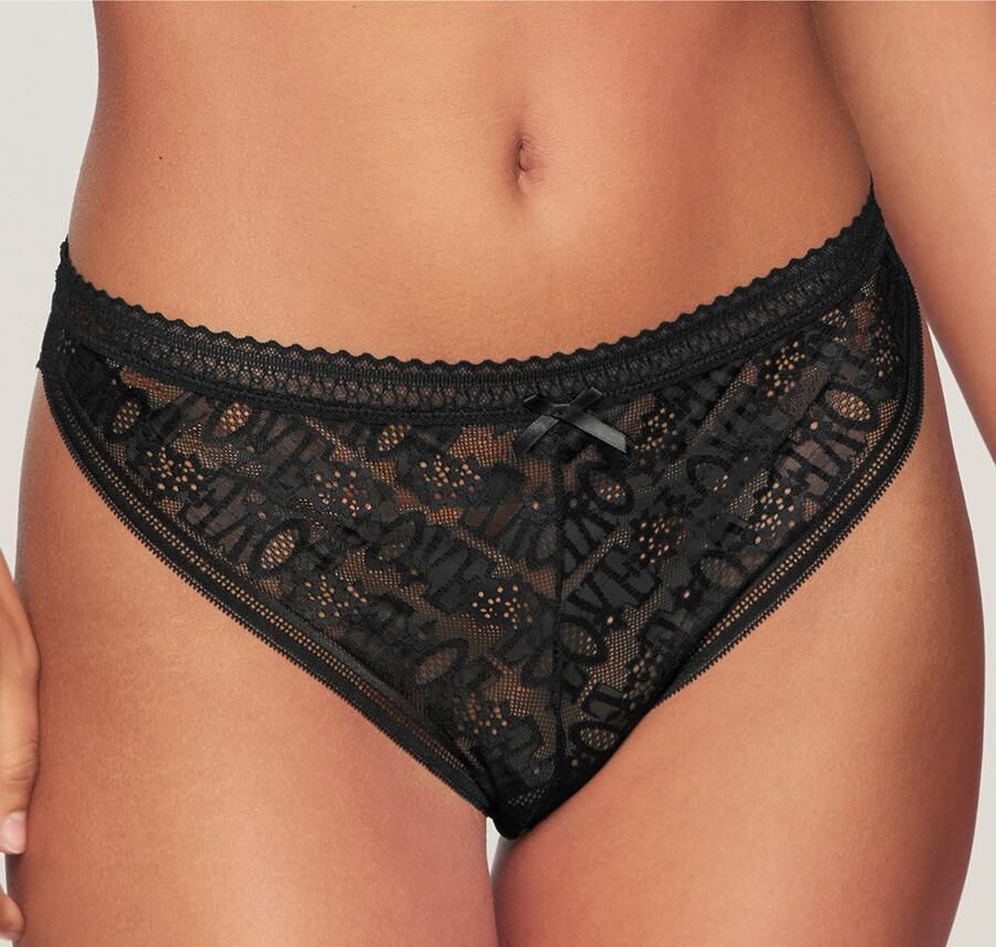 Vivance String Madita van mooi kant met "love"-opschrift en fijne mesh - Foto 2