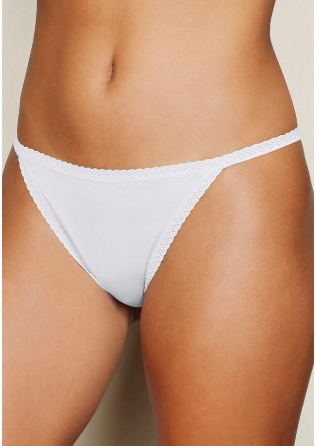 Vivance String met fijne kantafwerking en van zachte katoenkwaliteit (7 stuks in set) - Foto 2