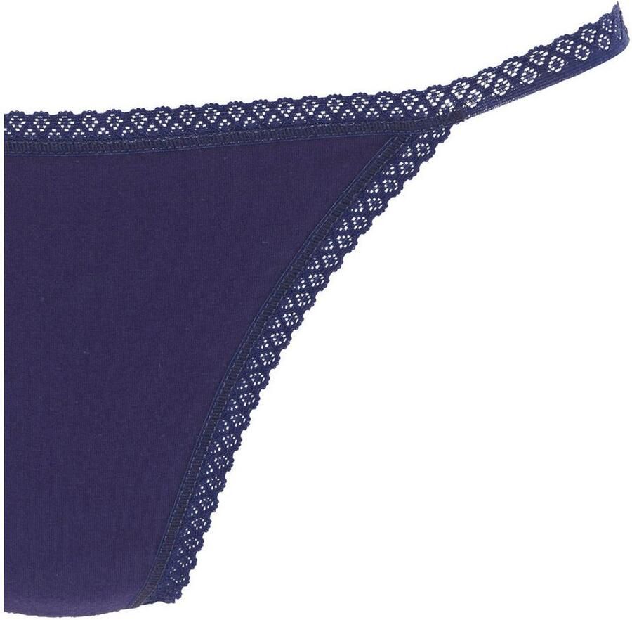 Vivance String met fijne kantafwerking en van zachte katoenkwaliteit (7 stuks in set)