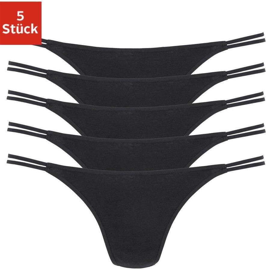 Vivance String van elastisch katoen (5 stuks Set van 5) - Foto 5