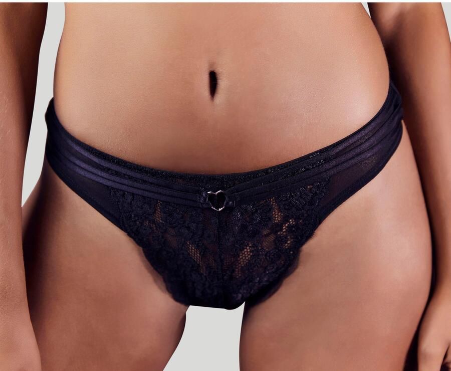 Vivance Stringpants FRANCESCA met fijne hartaccessoire - Foto 5