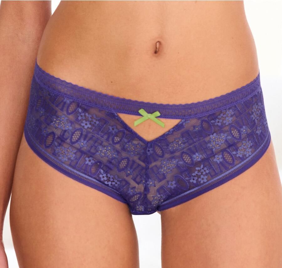 Vivance Stringpants Madita van kant met "love"-opschrift - Foto 3