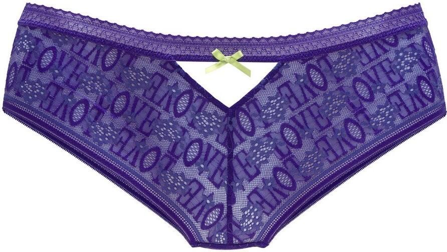 Vivance Stringpants Madita van kant met "love"-opschrift - Foto 2