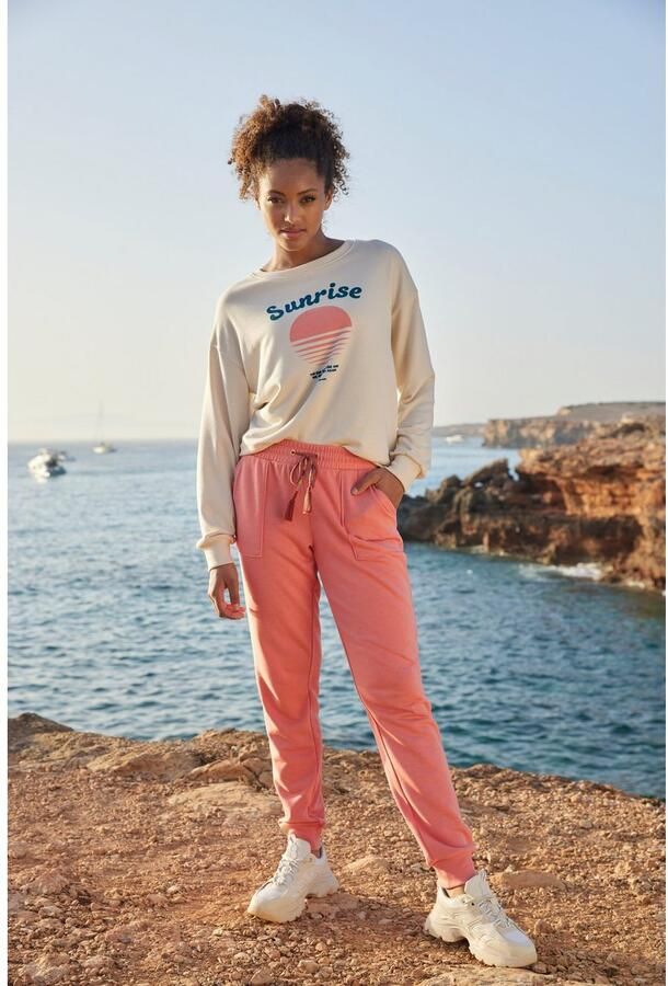 Vivance Sweater -Pullover met mooie frontprint loungewear - Foto 6