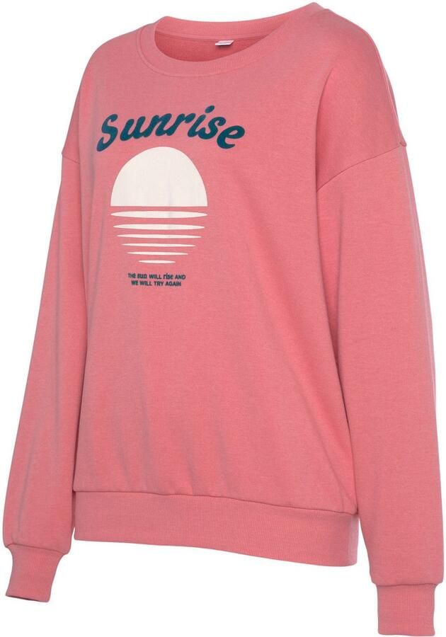 Vivance Sweater -Pullover met mooie frontprint loungewear - Foto 3