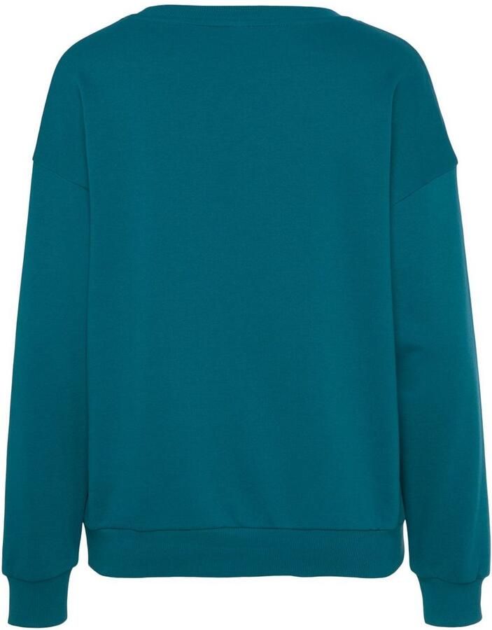 Vivance Sweater -Pullover met mooie frontprint loungewear