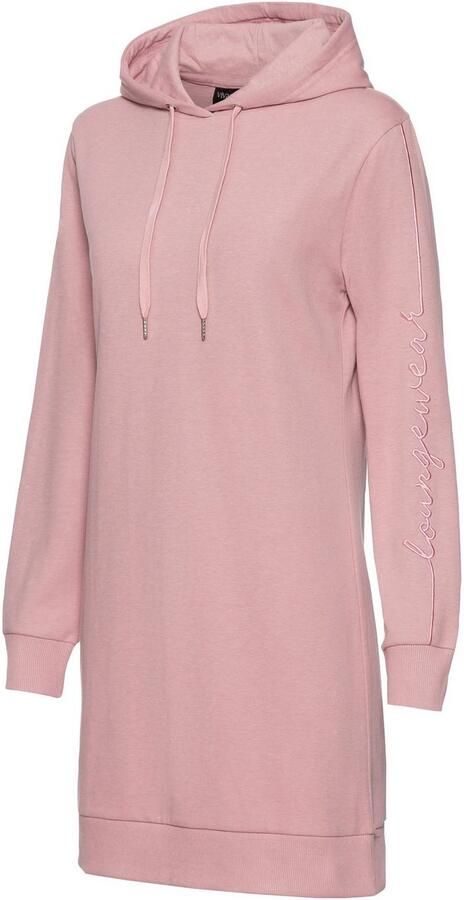 Vivance Sweatjurk met loungewear borduursel lounge jurk (1-delig) - Foto 5