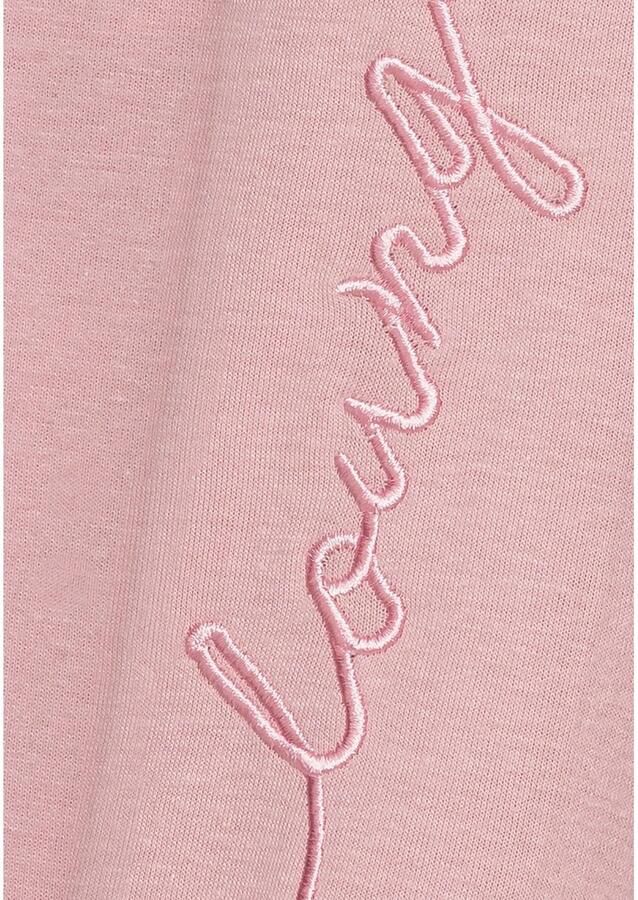 Vivance Sweatjurk met loungewear borduursel lounge jurk (1-delig)