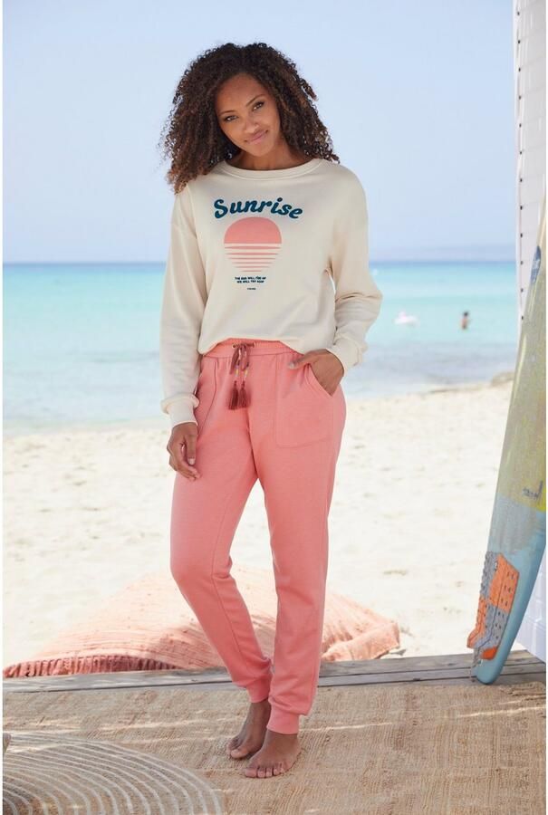 Vivance Sweatpants Relaxbroek loungebroek met opgenaaide zakken loungewear - Foto 6