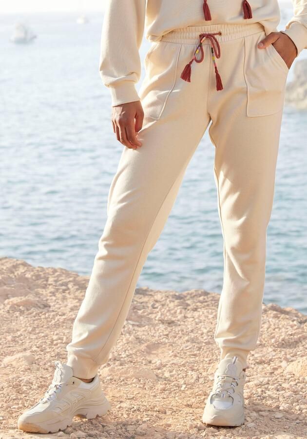 Vivance Sweatpants Relaxbroek loungebroek met opgenaaide zakken loungewear - Foto 9